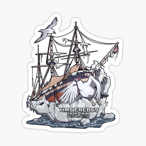 Item preview, HMS Erebus (with text) designed and sold by Eambo's Cave.
