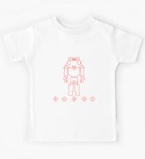 Toys for children: robot, remote control, cubes. Kids Tee