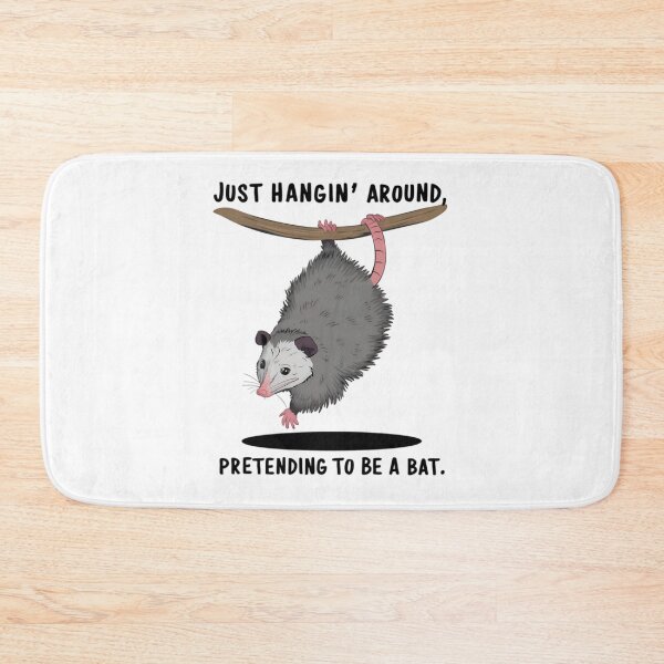Item preview, Just Hanging around, pretending to be a bat, FunnyFits70, Possum, Humor, Jokes, Funny designed and sold by FunnyFits70.