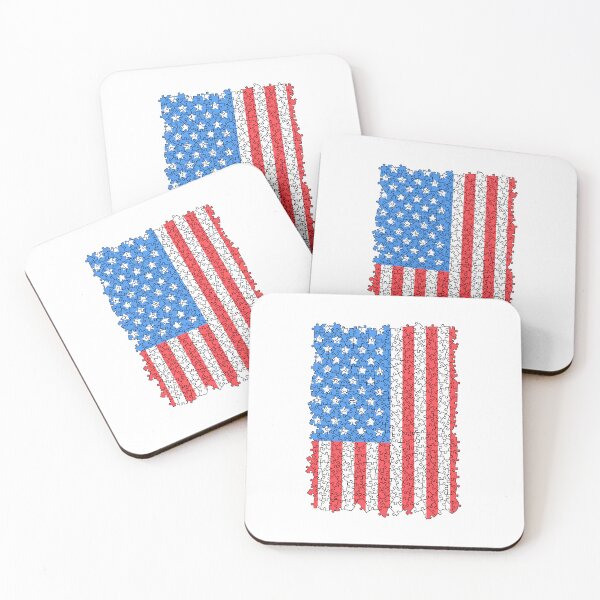 Item preview, USA Flag Puzzle 4th Of July Jigsaw Pieces Puzzler Hobbyist designed and sold by GrandeDuc.