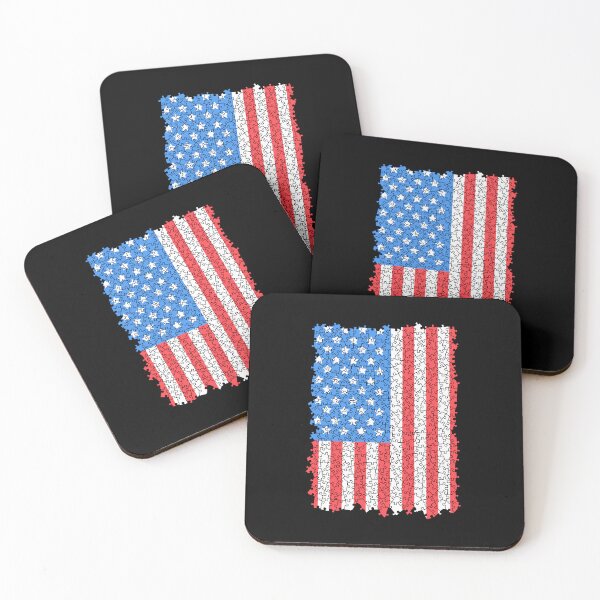 Item preview, USA Flag Puzzle 4th Of July Jigsaw Pieces Puzzler Hobbyist designed and sold by GrandeDuc.
