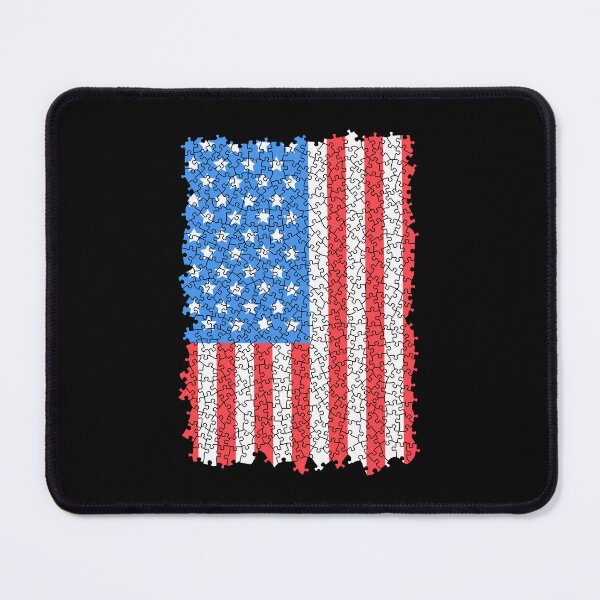 Item preview, USA Flag Puzzle 4th Of July Jigsaw Pieces Puzzler Hobbyist designed and sold by GrandeDuc.