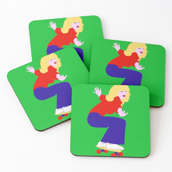 Item preview, Angel On A Skateboard - 1970's Blonde Bombshell Silhouette designed and sold by DavidMonsterInc.