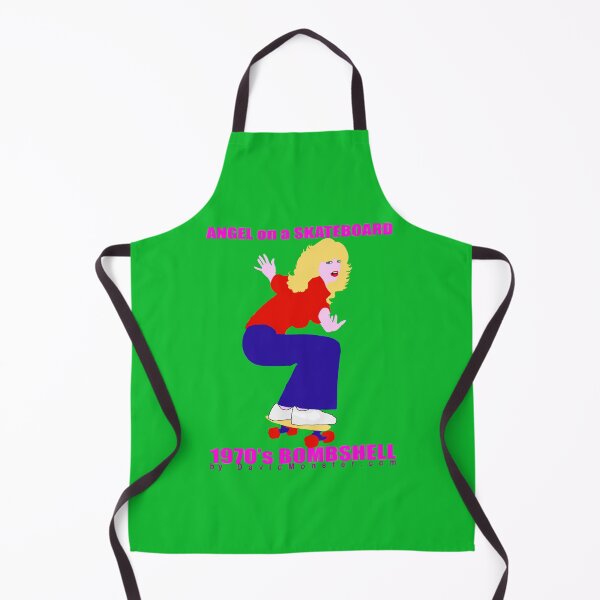 Item preview, Angel On A Skateboard - 1970's Blonde Bombshell Silhouette designed and sold by DavidMonsterInc.