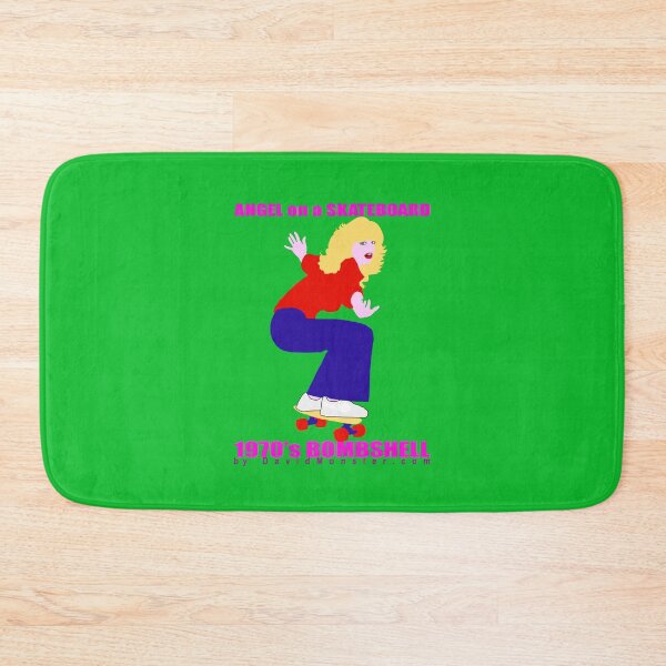 Item preview, Angel On A Skateboard - 1970's Blonde Bombshell Silhouette designed and sold by DavidMonsterInc.