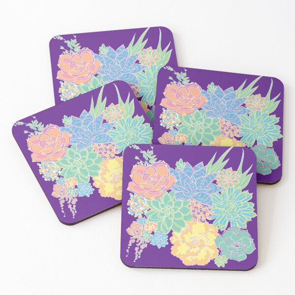 Item preview, Composition of colorful succulents designed and sold by Azyrielle.