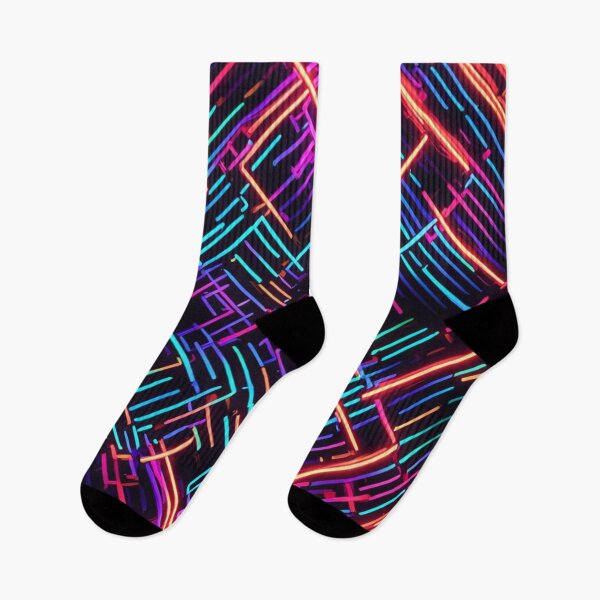 Item preview, Abstract Colorful Neon Lights Pattern designed and sold by calibrit.