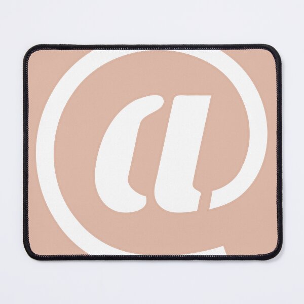 Item preview, Symbol @ Alias in Beige Circle, Special Characters Punctuation Symbol designed and sold by Ching Teoh.