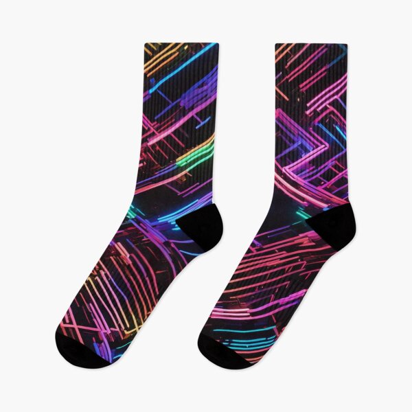 Item preview, Abstract Colorful Neon Lights Pattern designed and sold by calibrit.