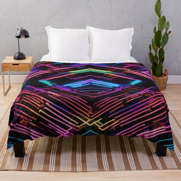 Item preview, Abstract Colorful Neon Lights Pattern designed and sold by calibrit.