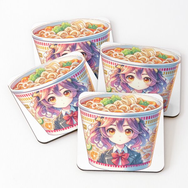 Item preview, Cute anime cup noodle designed and sold by WindInMay.