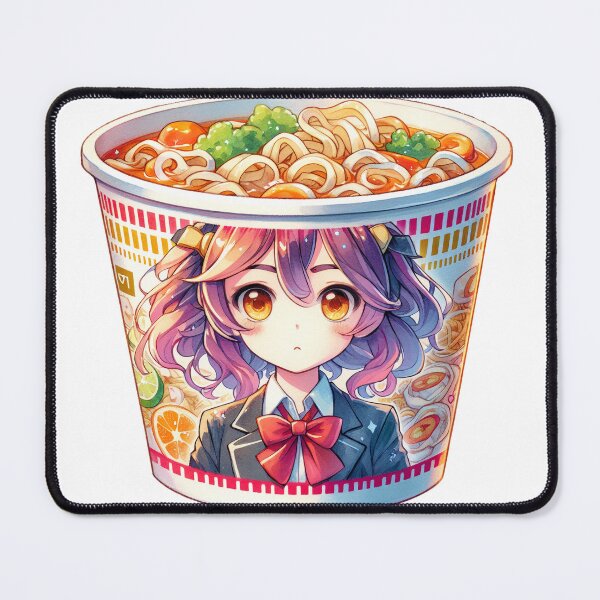 Item preview, Cute anime cup noodle designed and sold by WindInMay.
