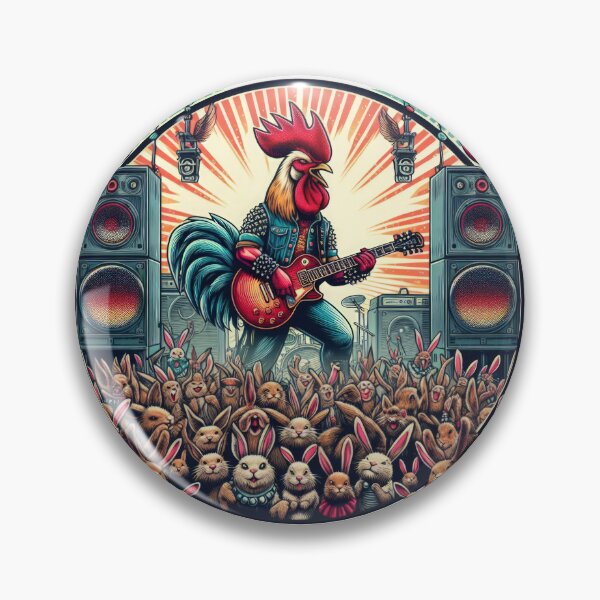 Item preview,  Easter Funny animals Rooster Rock Concert designed and sold by Expressions-Sel.