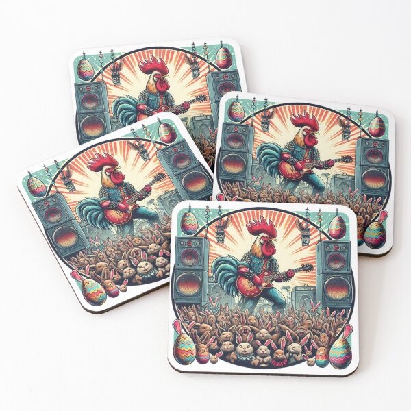 Item preview,  Easter Funny animals Rooster Rock Concert designed and sold by Expressions-Sel.