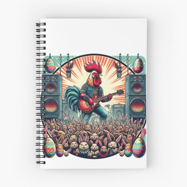 Item preview,  Easter Funny animals Rooster Rock Concert designed and sold by Expressions-Sel.