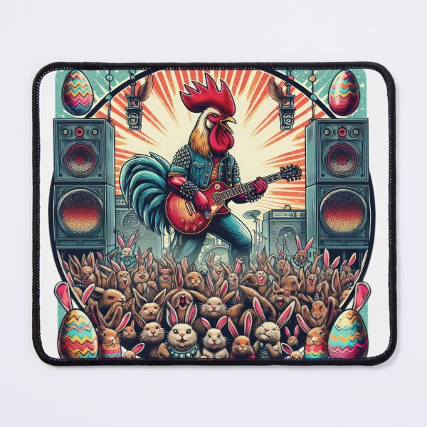 Item preview,  Easter Funny animals Rooster Rock Concert designed and sold by Expressions-Sel.