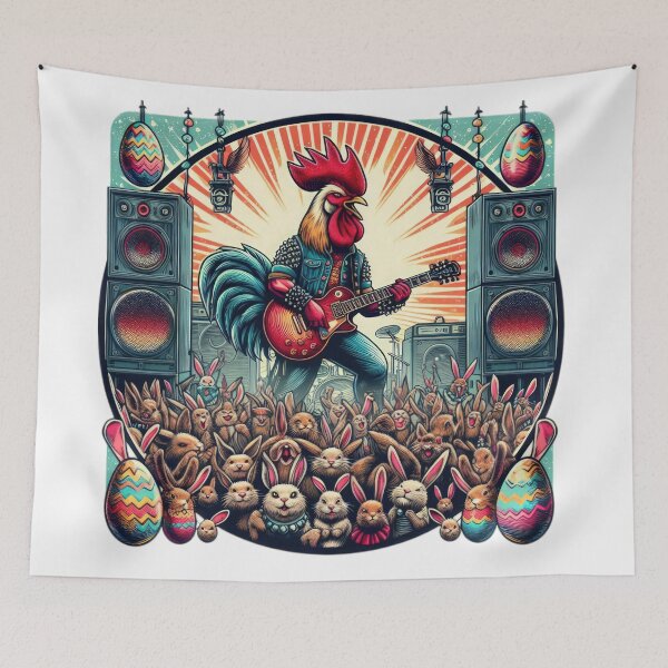 Item preview,  Easter Funny animals Rooster Rock Concert designed and sold by Expressions-Sel.