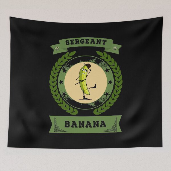 Item preview, Sergeant Banana - Military Banana - Army Shirt designed and sold by Basti09.