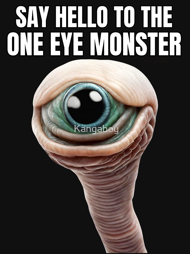 Thumbnail 7 of 7, Classic T-Shirt, Aliens Exist - ONE EYE MONSTER designed and sold by Kangaboy.