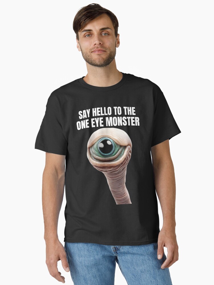 Thumbnail 2 of 7, Classic T-Shirt, Aliens Exist - ONE EYE MONSTER designed and sold by Kangaboy.