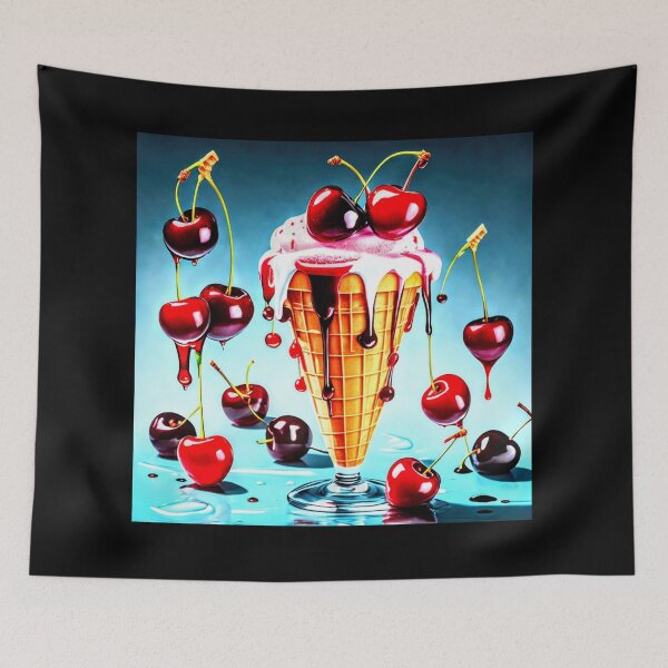 Item preview, Cherry Ice Cream Drip designed and sold by Kingcls.