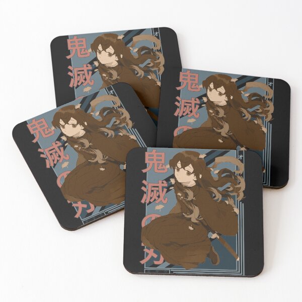 Item preview, Muichiro Tokito Retro Blue Black Design  designed and sold by Wafusaurus.