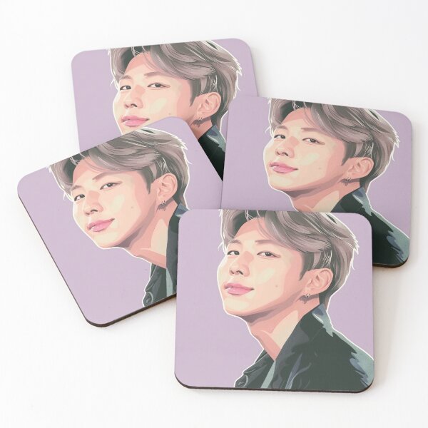 Item preview, BTS RM Illustration with Purple Background  designed and sold by IdolinkEmporium.