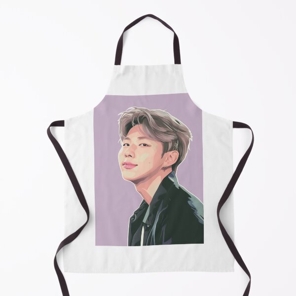 Item preview, BTS RM Illustration with Purple Background  designed and sold by IdolinkEmporium.