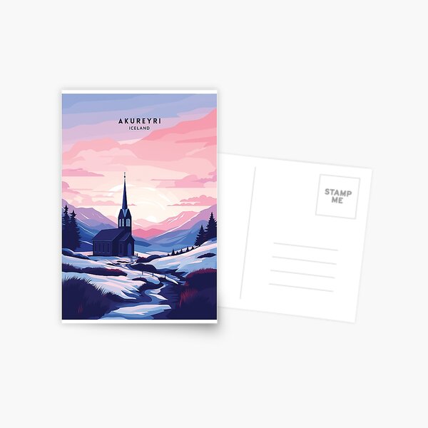 Item preview, Akureyri: Iceland's Charming Northern Jewel designed and sold by NeuralVibe.