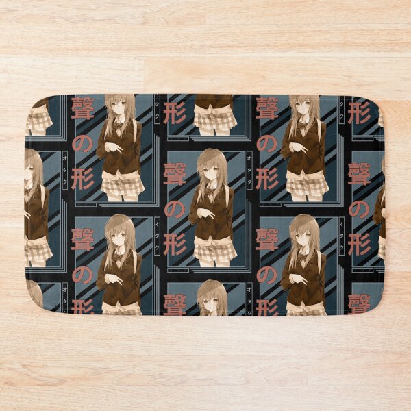 Item preview, Shouko Nishimiya Retro Blue Black Design  designed and sold by Wafusaurus.