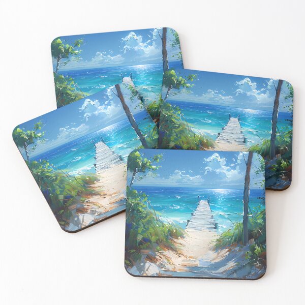 Item preview, Art painting beautiful sunny beach designed and sold by Taniahshop.