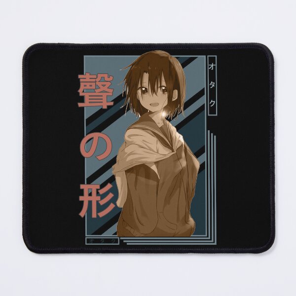 Item preview, Yuzuru Nishimiya Retro Blue Black Design designed and sold by Wafusaurus.