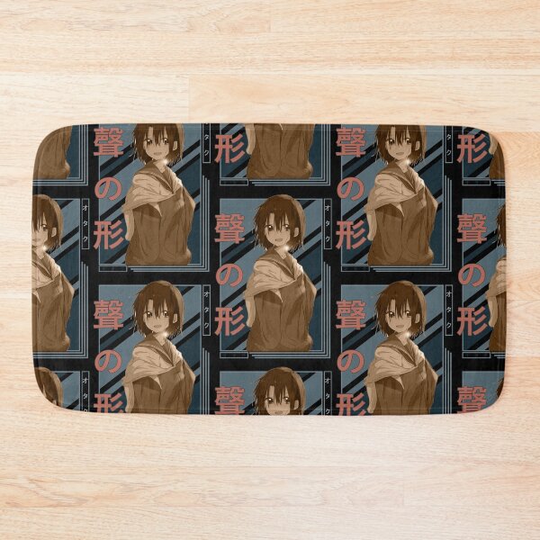 Item preview, Yuzuru Nishimiya Retro Blue Black Design  designed and sold by Wafusaurus.