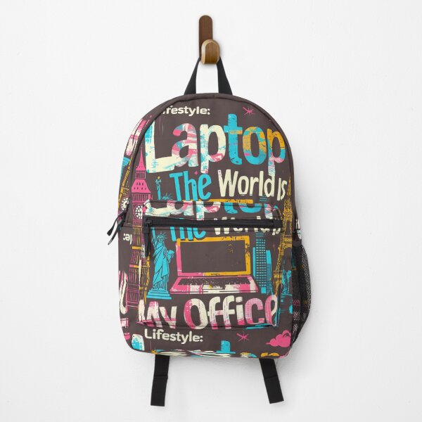 Item preview, Laptop Lifestyle - The World is My Offcie designed and sold by aiart-cutegirl.