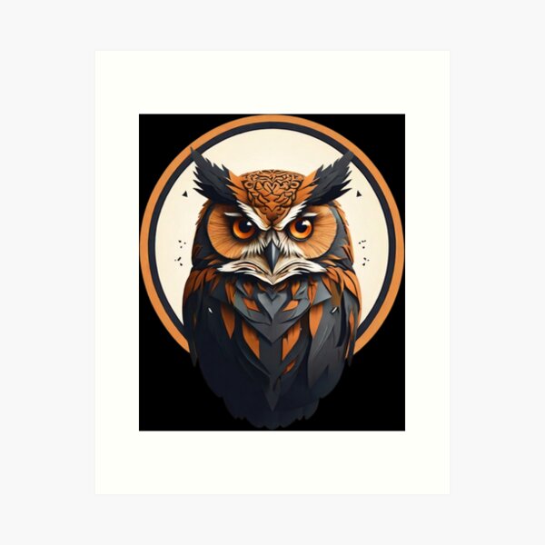 Item preview, wild owl designed and sold by yuki-hana.