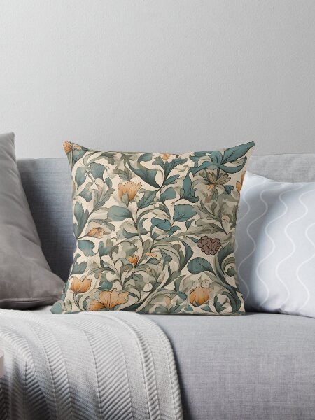 Vista previa del artículo con la obra «Flores de verano al estilo William Morris», diseñado y vendido por Tamas Das.