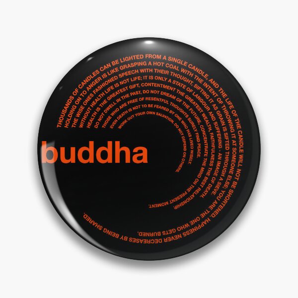 Item preview,  Buddha famous quotes poster [orangered] designed and sold by CMYKStudio.