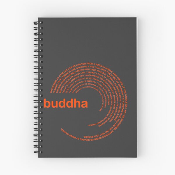 Item preview,  Buddha famous quotes poster [orangered] designed and sold by CMYKStudio.