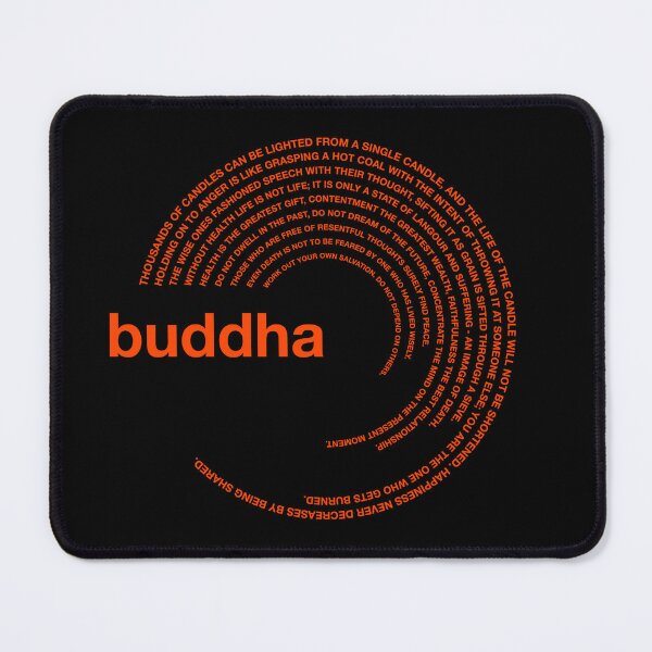 Item preview,  Buddha famous quotes poster [orangered] designed and sold by CMYKStudio.
