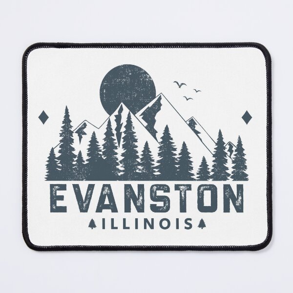 Item preview, Evanston Illinois Mountain Souvenir designed and sold by Wild-Outside.