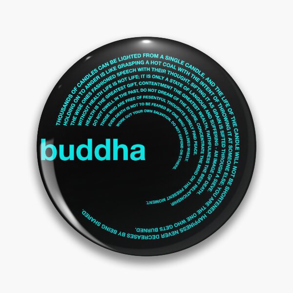 Item preview,  Buddha famous quotes poster [aqua] designed and sold by CMYKStudio.