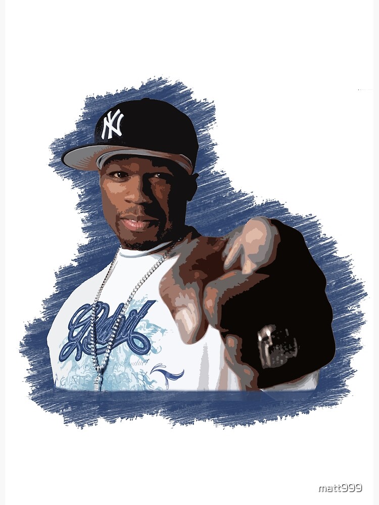 50 Cent Art Print By Matt999 Redbubble