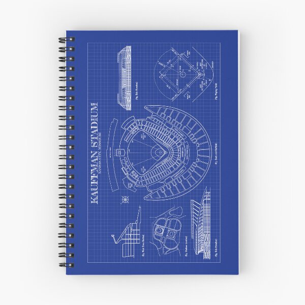 Item preview, Kauffman Stadium (Blueprint) designed and sold by BGALAXY.