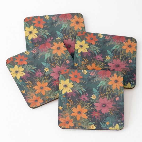 Item preview, Digital Grunge Florals Pattern Print Design designed and sold by imanshu.