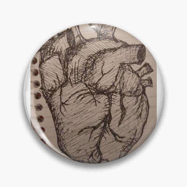 Item preview, Human Heart Drawing designed and sold by Sickening2127.