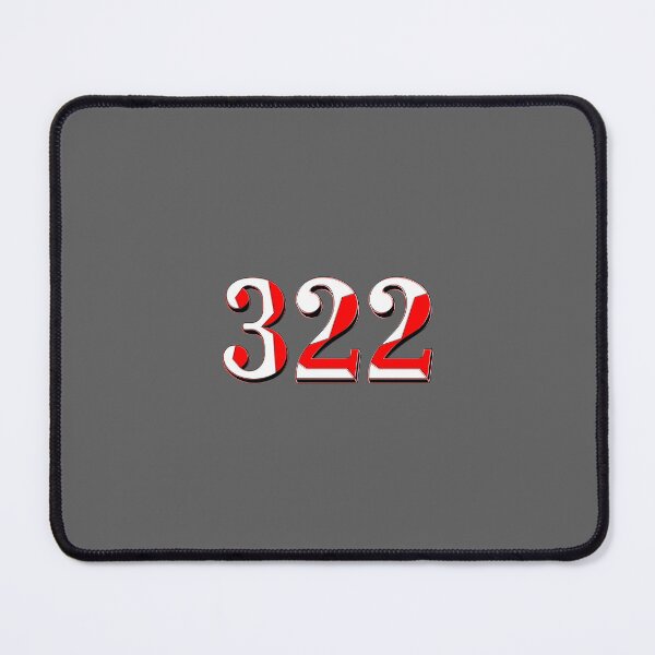 Item preview, number three hundred and twenty two digit 322 order sequence team member age designed and sold by 4rpixs.