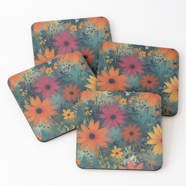 Item preview, Digital Grunge Florals Pattern Print Design designed and sold by imanshu.