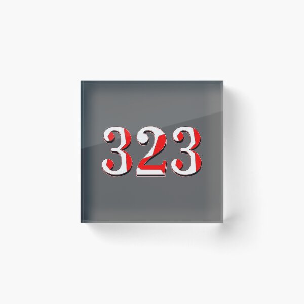 Item preview, number three hundred and twenty three digit 323 order sequence team member age designed and sold by 4rpixs.