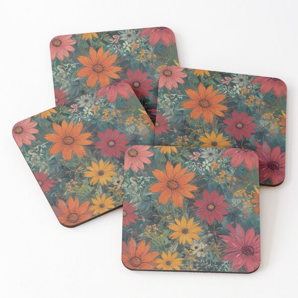 Item preview, Digital Grunge Florals Pattern Print Design designed and sold by imanshu.