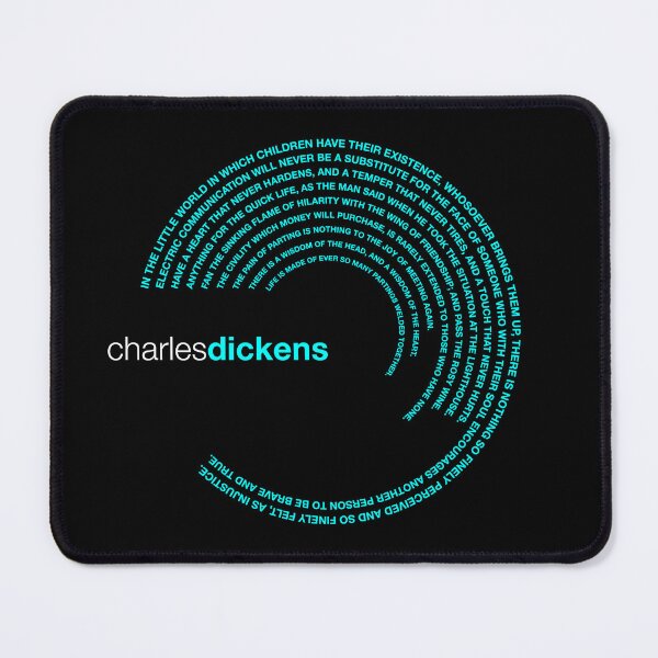 Item preview, Charles Dickens famous quotes poster [aqua] designed and sold by CMYKStudio.